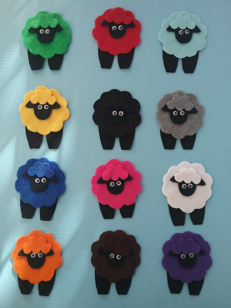 Colors and Shapes Felt Story Board Patterns Flannel Board Etsy