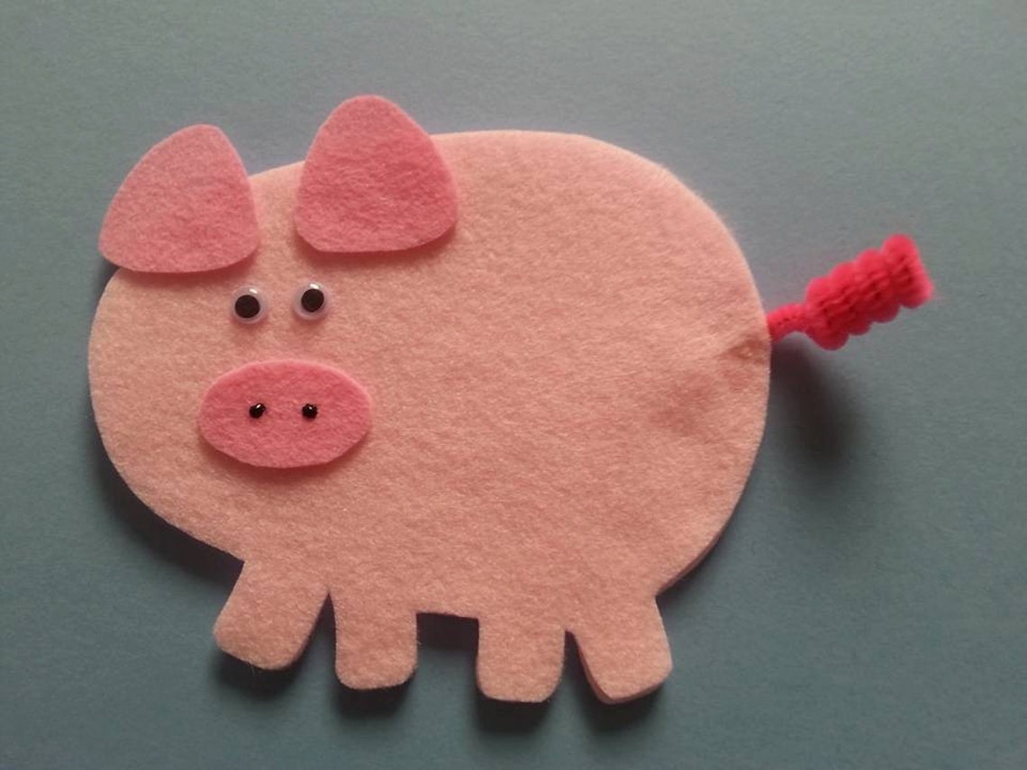 Five Little Muddy Pigs PDF Pattern Felt Board Farm Counting Etsy