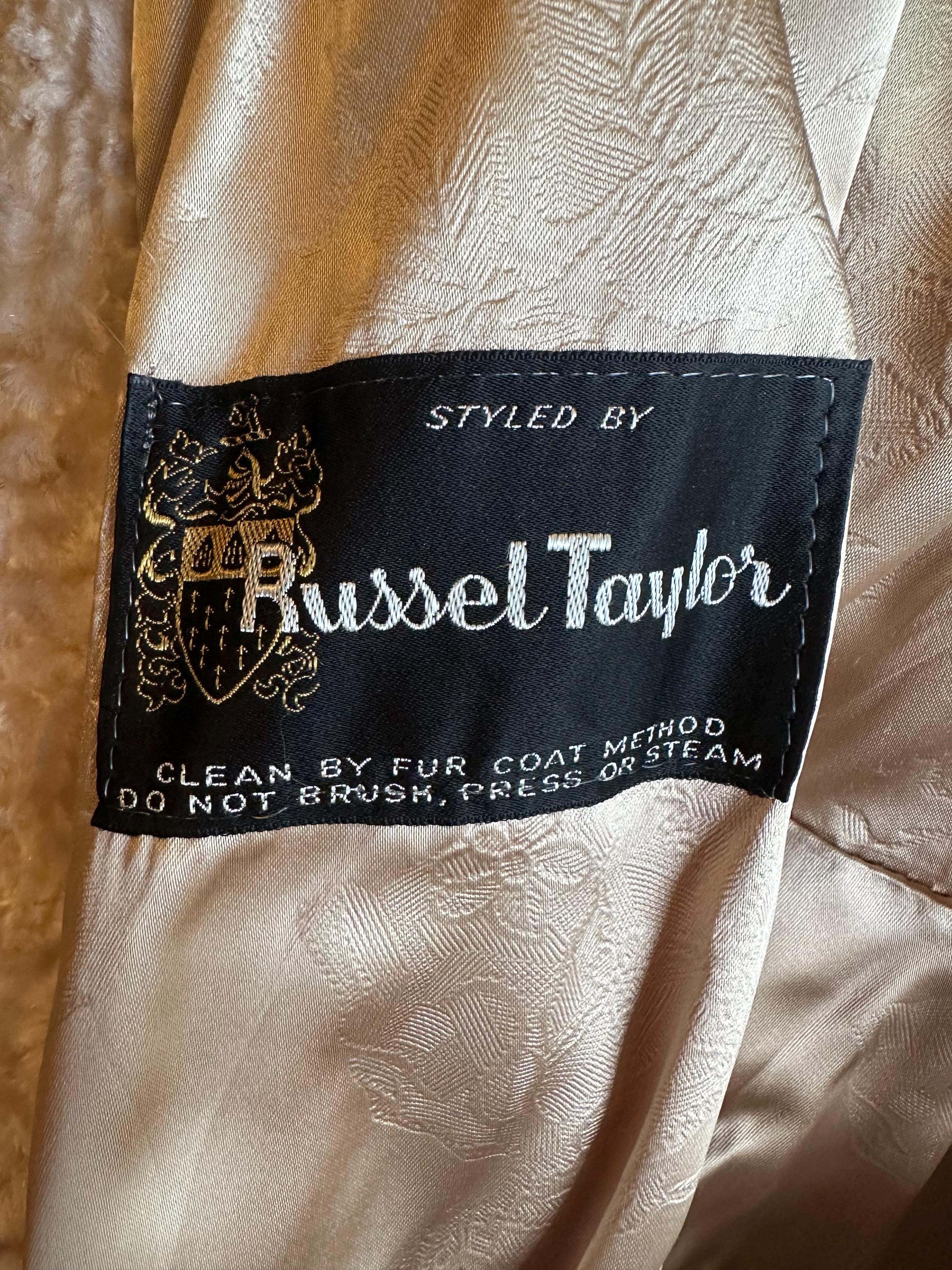 Vintage Russell Taylor Blonde Faux Fur Coat Size M - Etsy Canada