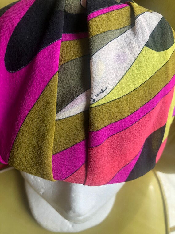 Custom Made Vintage Pucci Head Scarf Hat. Made by Ruth R  display picture 3