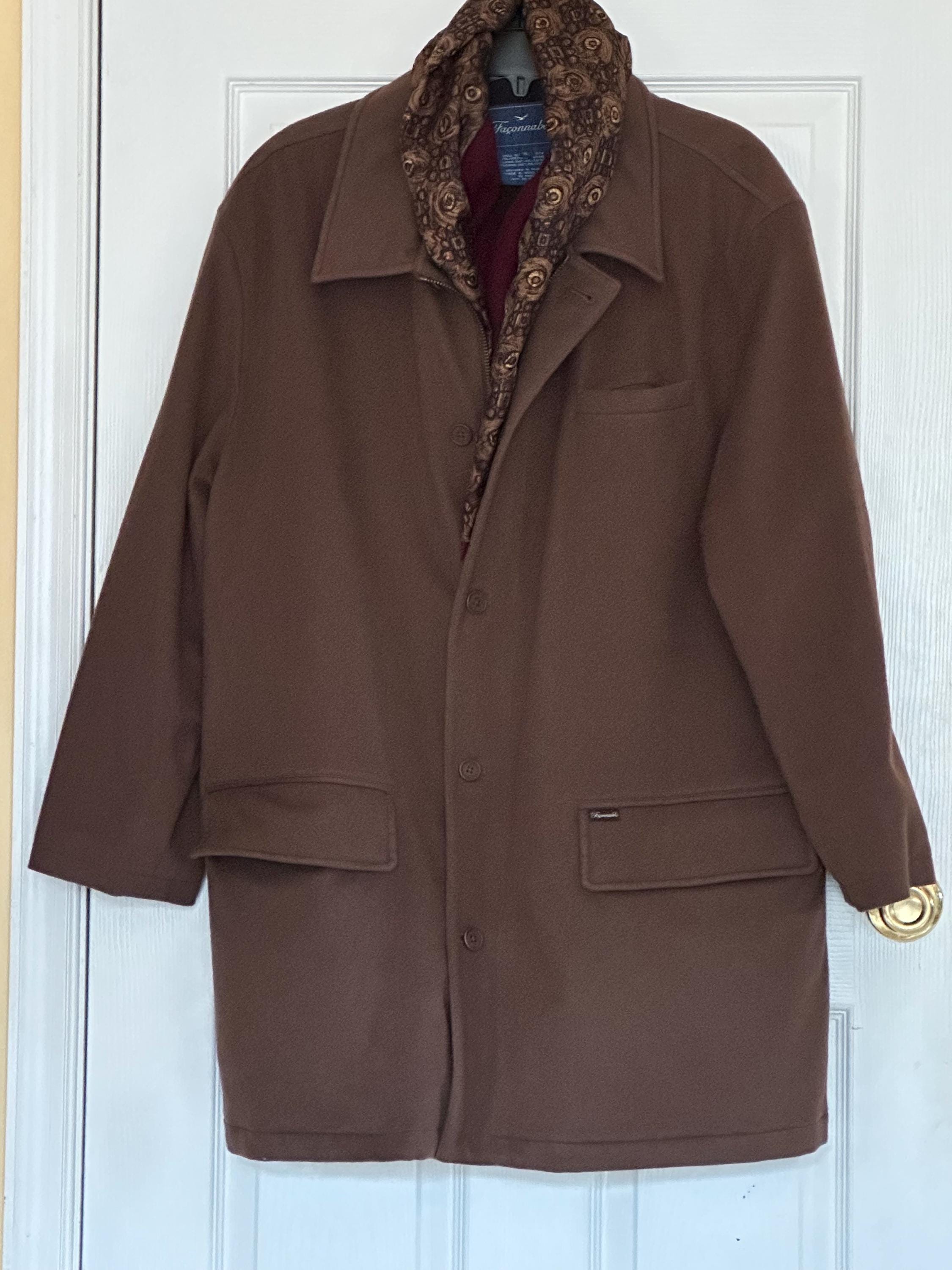 90s Vintage Faconnable ロングコート m44366682395_1.jpg?1671841115