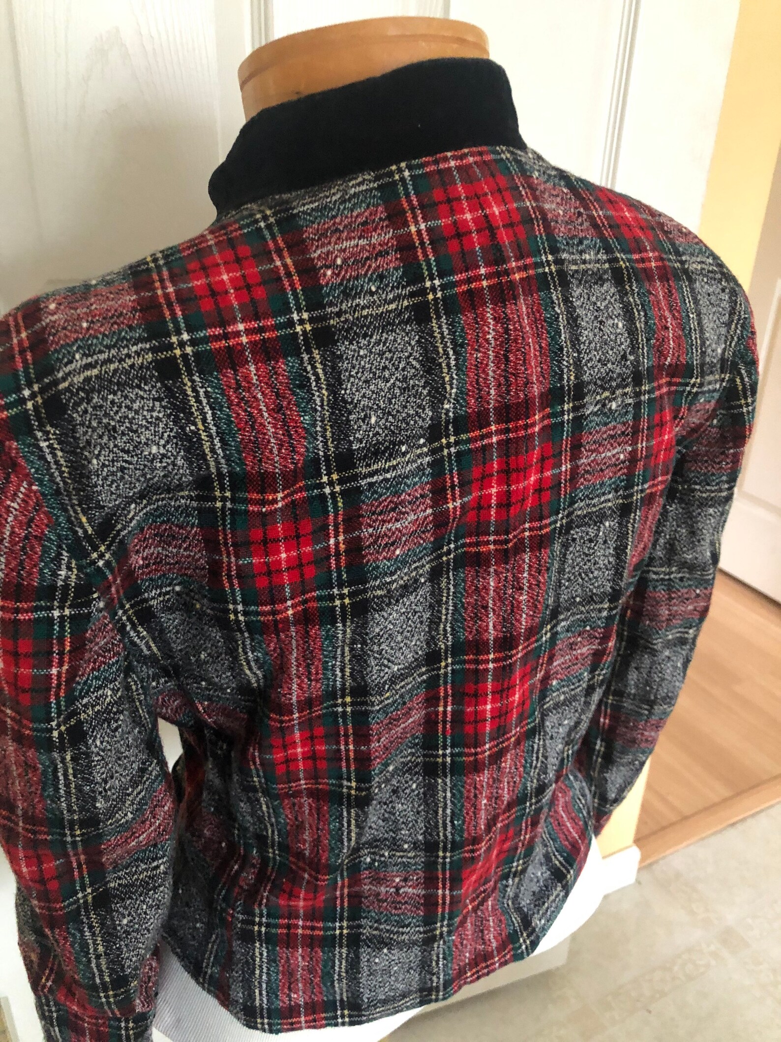 Vintage Pendleton plaid cropped jacket 8P | Etsy