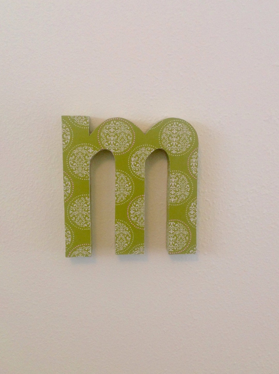 Upcycled Cardboard Lowercase Letter SAMPLE SALE Etsy