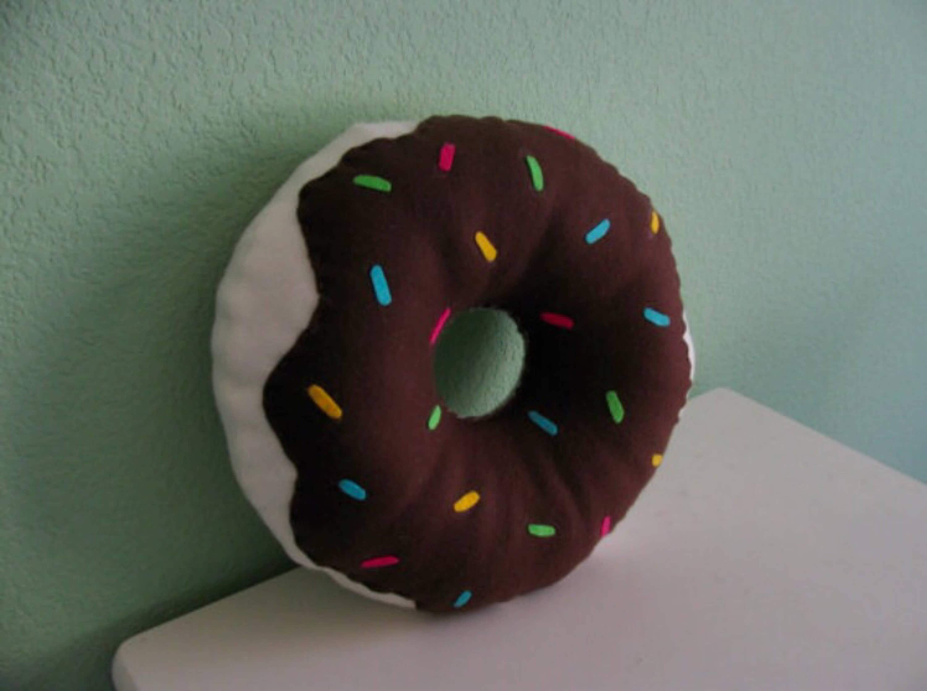 Medium Donut Pillow Etsy