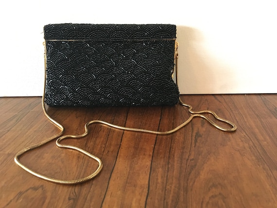 50's Beaded Evening Clutch Bag