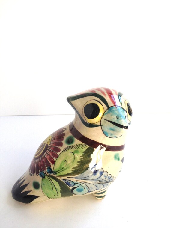 Ceramic Folk Art Bird | Etsy