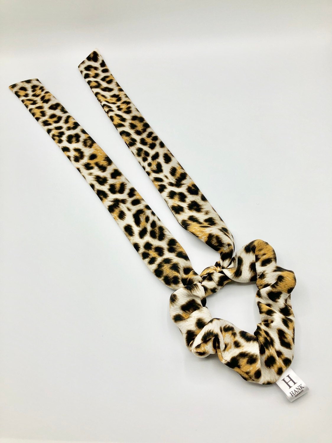 Leopard Scrunchie Bow Scrunchie Long Tail Scrunchie Scarf | Etsy