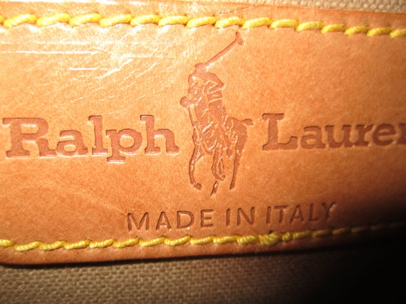 Vtg. 80'S Ralph Lauren Tapesty Carpet Bag Made In… - image 3