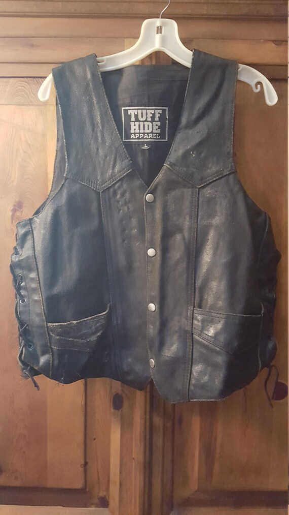 distressed vest