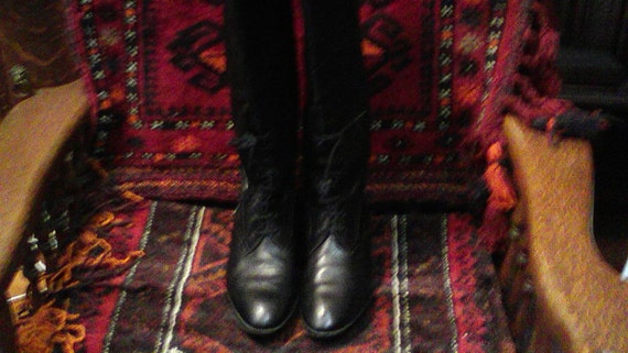 Women's Vintage Equestrian Boots Made In Italy Siz