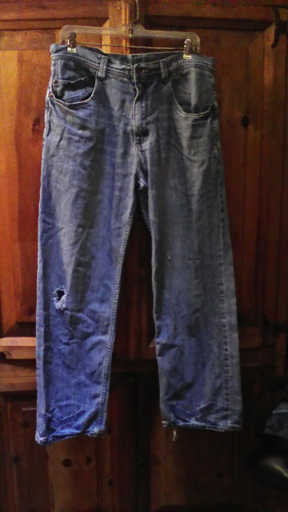 90s Distressed Billabong Skater Jeans Size 34x32