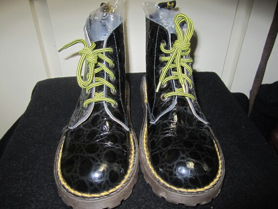 Children's Doc Marten Croc Like Boots Size US 13