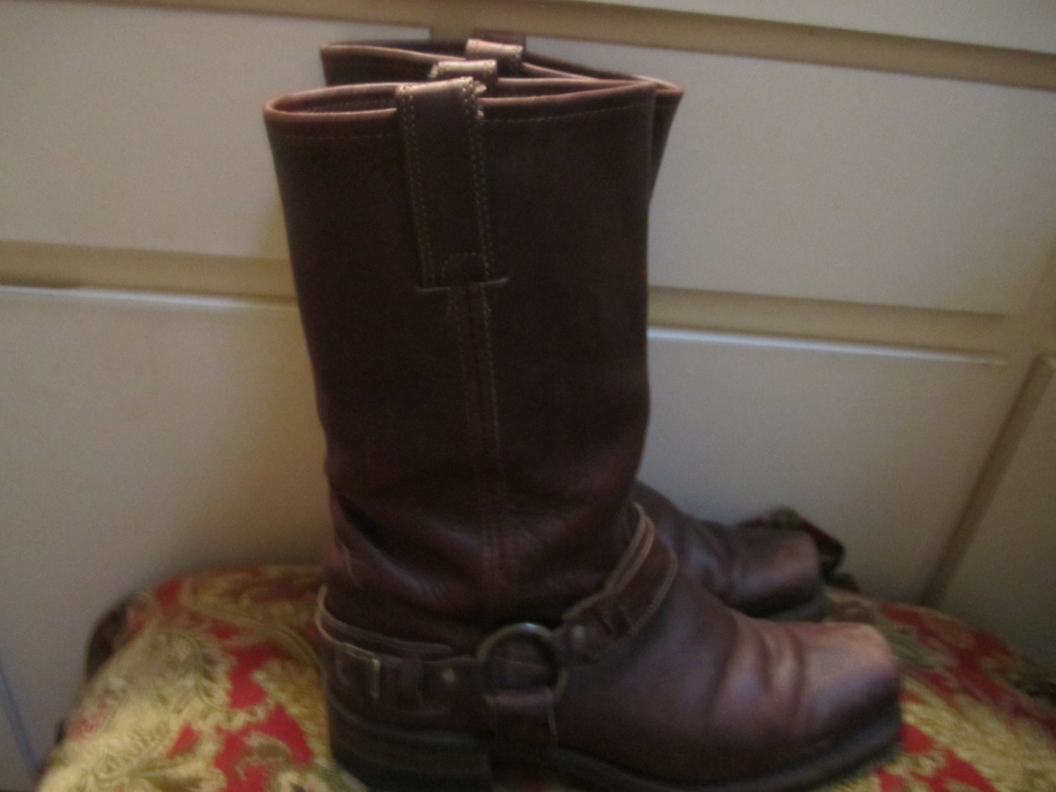 Belted harness boots online
