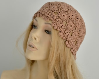 Crochet Juliet Cap: Handmade Cotton Summer Beanie