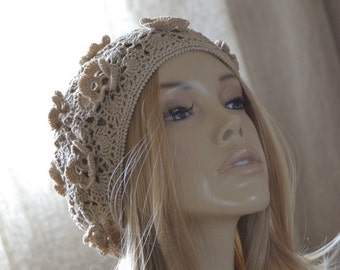 Summer beret Womens hats Womens summer hats Crochet hat women Summer hats women Summer hat Womens hats summer