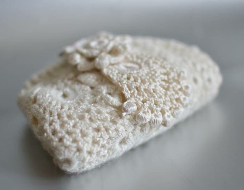Cashmere beanie Crochet beret French crochet beret Milky french beret