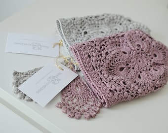 Crochet beanie Crochet hat Summer hats for women Cotton summer hat Spring beanie Women's hats White lace hat