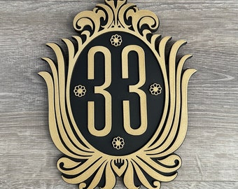 Club 33 inspired sign 9”x7”