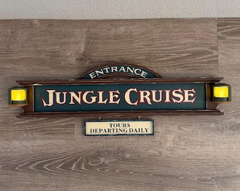 Custom Tour sign with remote lanterns ~ Made To Order