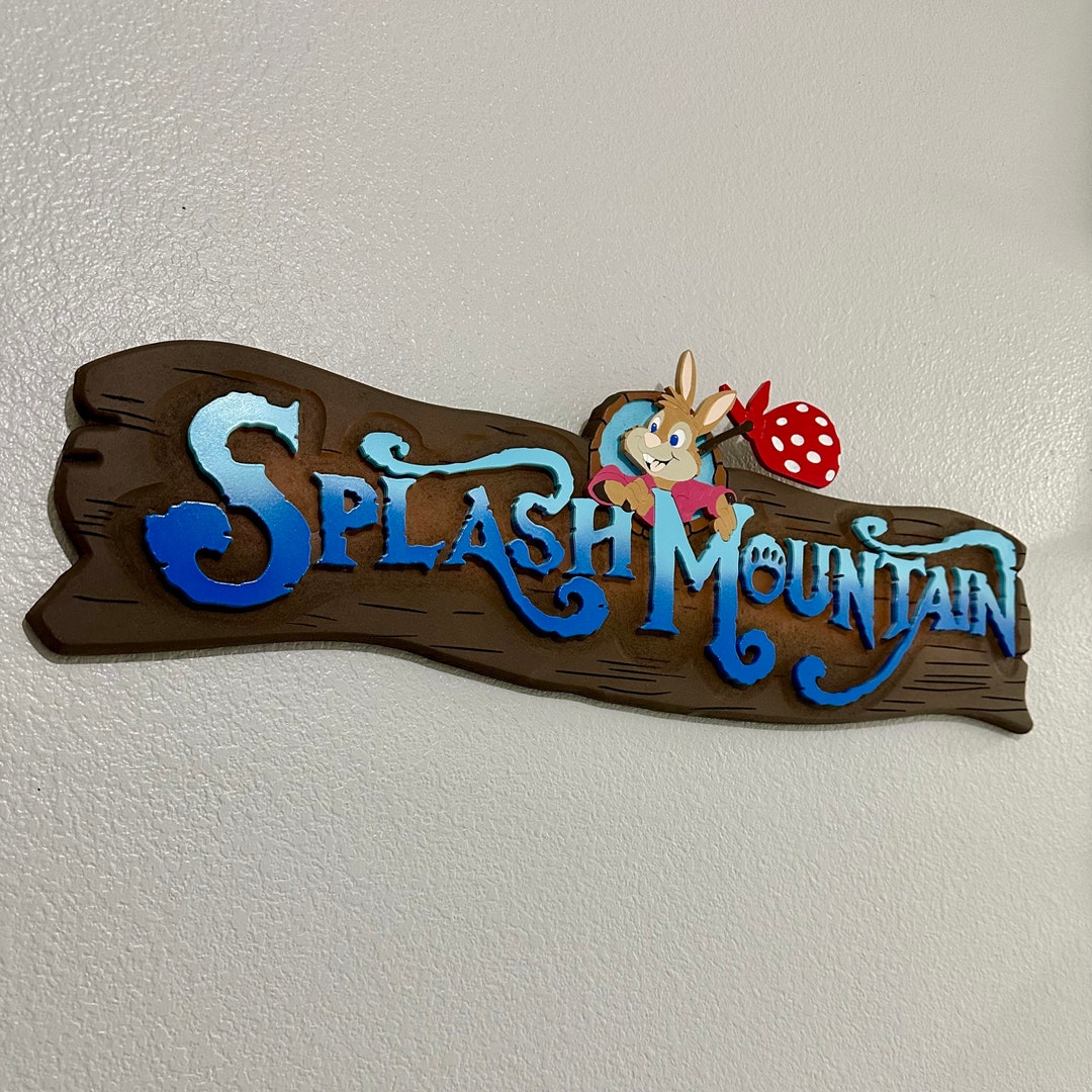 32 Custom Splash Mountain Sign. Made to Order. Etsy
