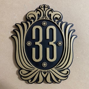 9x7 Club 33 inspired sign