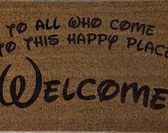 Personalized Coir Floormat 30”x18”