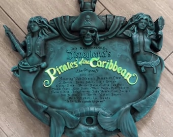 24” Pirates of the Caribbean Plauqe with leds sign Made to order.