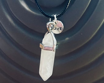 Love and Stone Pendant Necklace