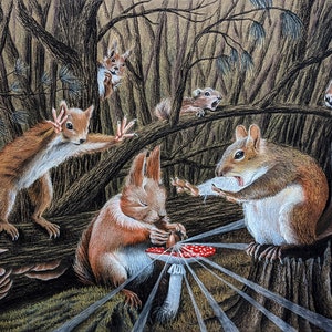 Acorn Annihilation - Signed, Limited Edition Giclee print