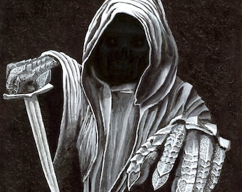 Wraith Wrath - podpisany, wydruk archiwalny i rozciągnięte płótno