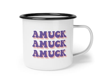 Amuck Enamel Camp Mug - 12oz Camping Mug