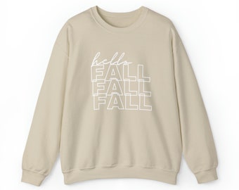 Sweat-shirt ras du cou Hello Fall