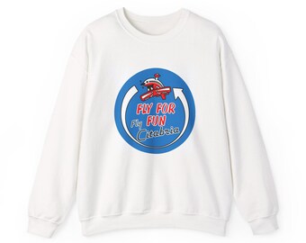 Fly For Fun Citabria airplane sweatshirt | Vintage aviation graphic crewneck