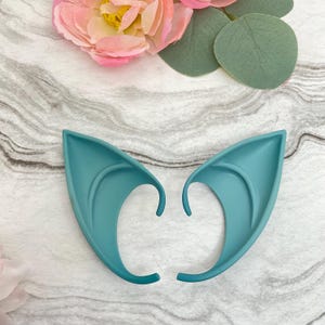 SEAFOAM TEAL Elf Fae Fairy Fantasy Larp Costume Dark Elf Drow Cosplay Ears