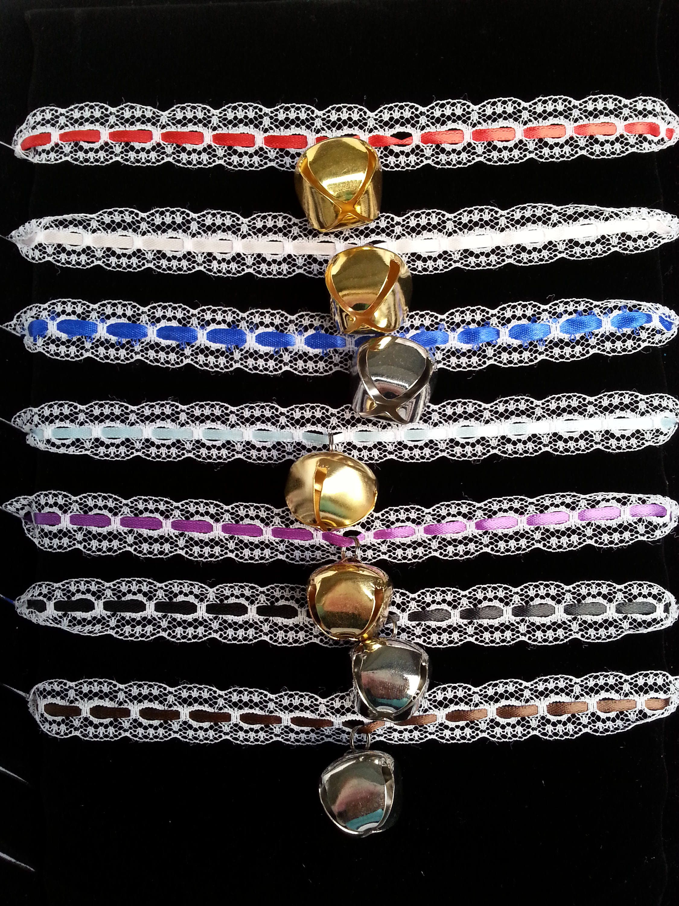 Lace Kitty Bell Collars / Neko Girl Kitten RolePlay Cosplay Etsy