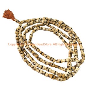 108 Beads - Tibetan Skull Mala Necklace Prayer Beads - Handmade Beads - PB215