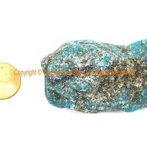 Magnifique turquoise - Stabilisée et nervurée - Le bleu à