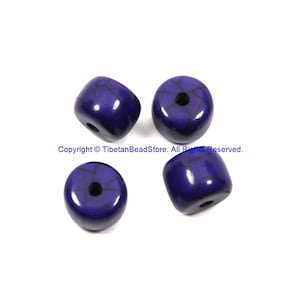 4 BEADS Purple Color Crackle Resin Beads - Crackle Resin Colored Beads - Purple Beads - B3201-4
