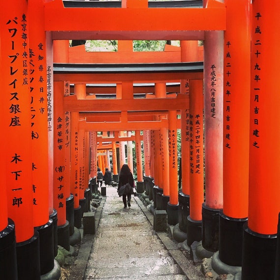 Fushimi Inari Vermillion Ink Etsy