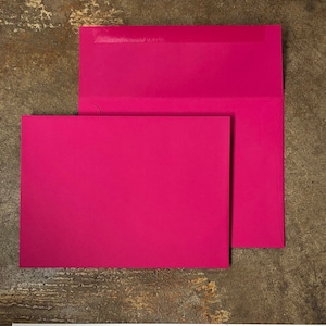 Koperty Calligrapher's Dream - Lipstick Pink - A7 - 10/opakowanie