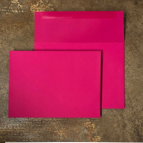 Calligrapher's Dream Envelopes - Lipstick Pink - A7 - 10/pack