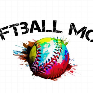 Softball Mom PNG