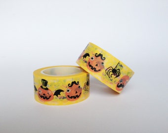 Washi Tape Halloween con zucche e ragni / Halloween Pumpkins and Spiders Washi Tape