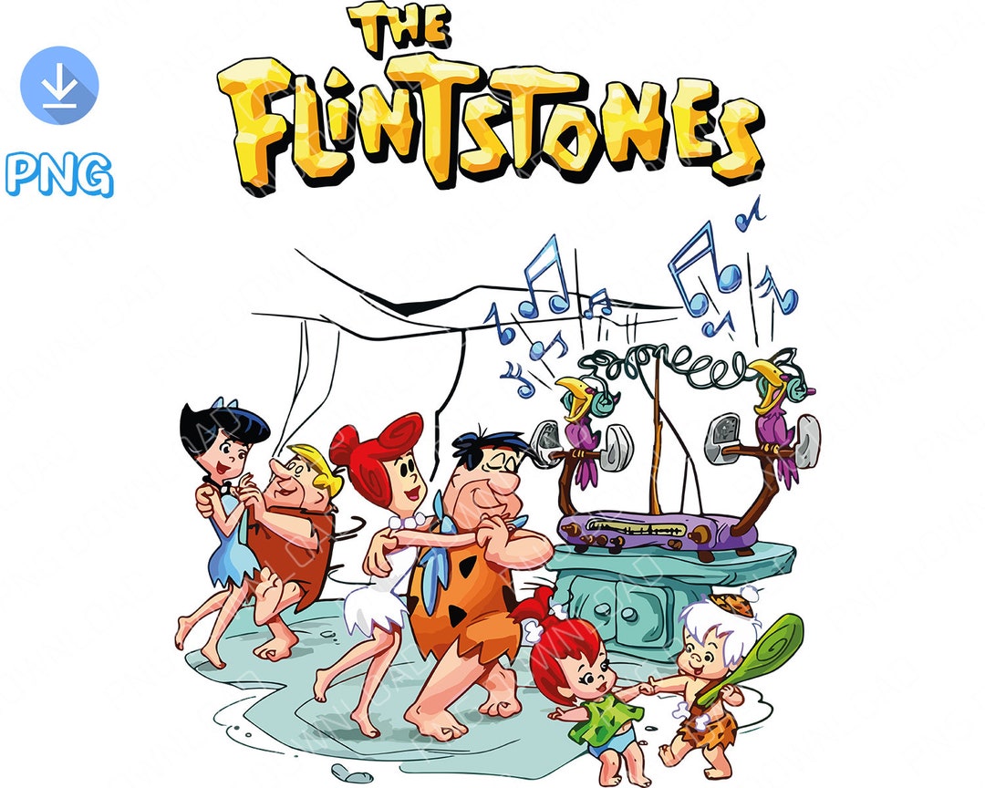 The Flintstones Prints Dowload Png - Etsy