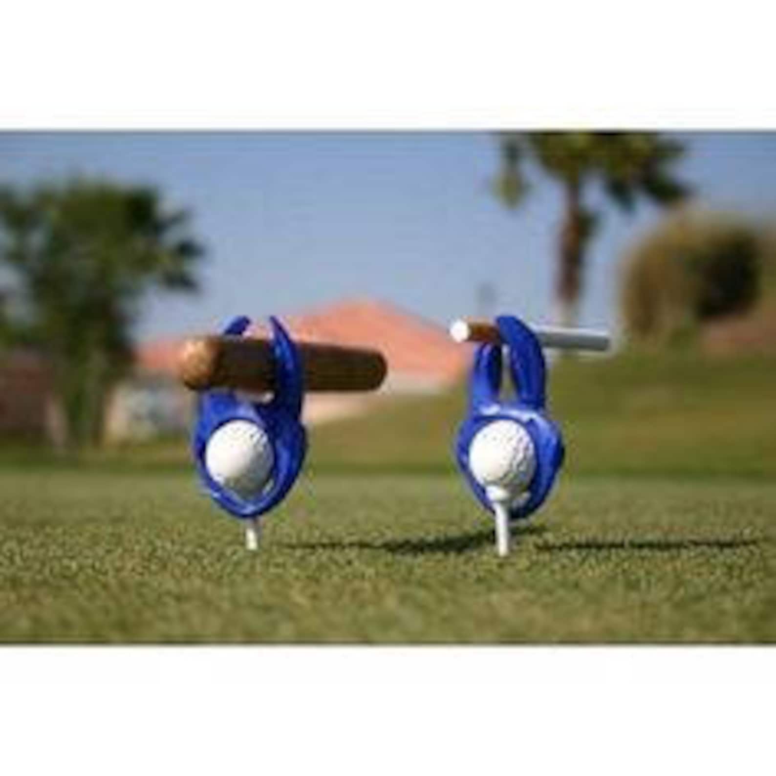 Golf Cigarette Cigar Tee That Will Hold Your Smoke While You Take That