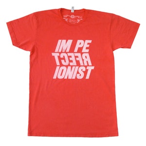 IMPERFECTION hand screen printed t-shirt