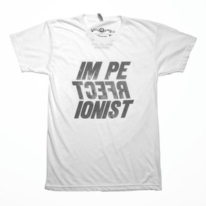 IMPERFECTION hand screen printed t-shirt