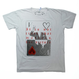 VICTORIOUS hand screen printed t-shirt