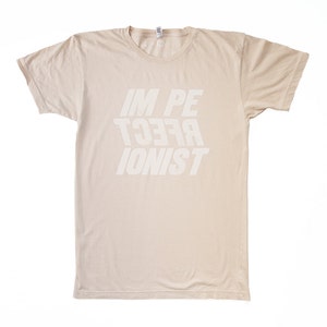 IMPERFECTION hand screen printed t-shirt