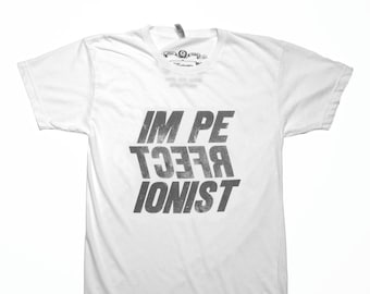 IMPERFECTION hand screen printed t-shirt
